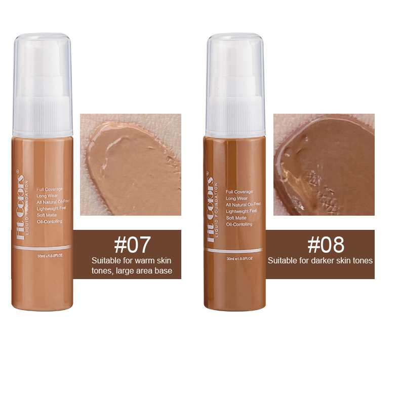 Fit Colors Foundation Matte Concealer Foundation Makeup