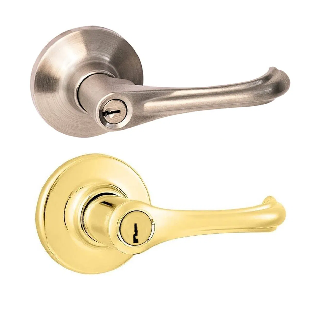 Entry Door Knob Privacy Passage Dummy Lever Handle Lockset Oil Rubbed Bronze Finish Door Lock