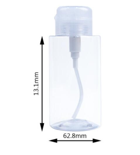 150ml / 200ml / 300ml Pet Makeup Remover Bottle / Makeup Remover / Nail Remover Bottle Cosmetic Press Bottle