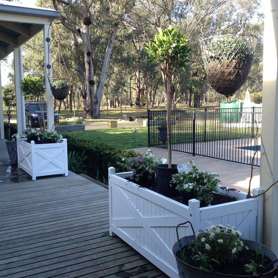 Large Hard Wood Planter Box for Porch Verandah Garden Patio