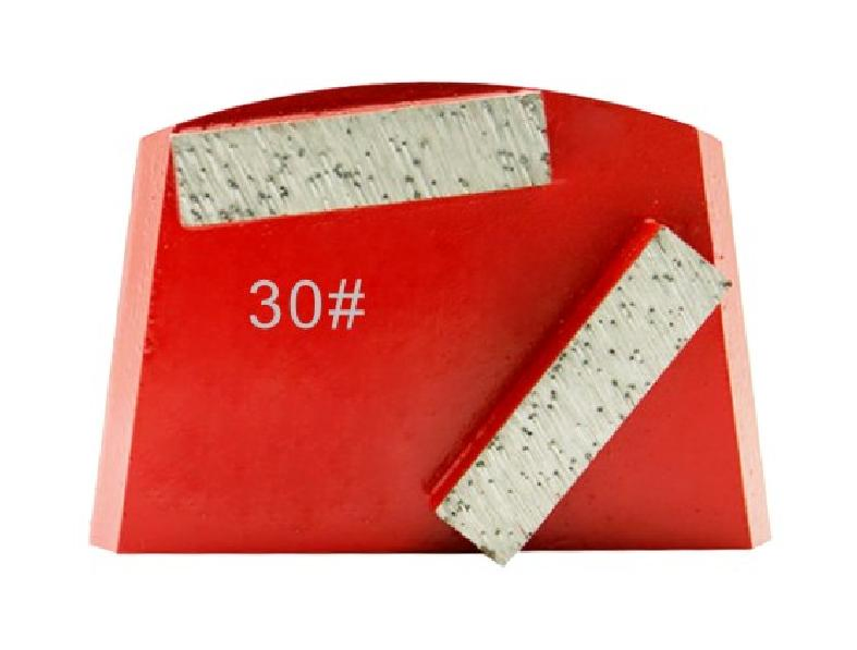 Double Segment Bar Concrete Grinding Shoes for Quick Change Floor Grinder