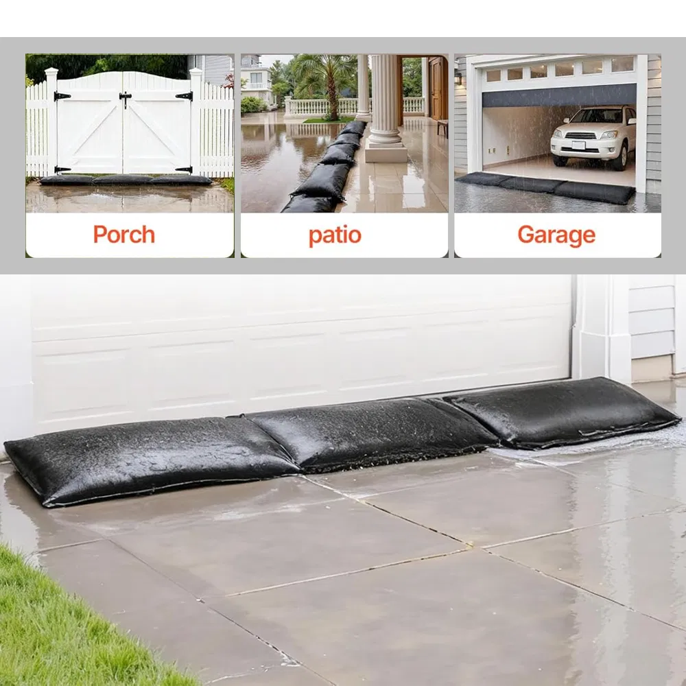 Durable Flood Barrier Bags for Basement Water Protection Canvas