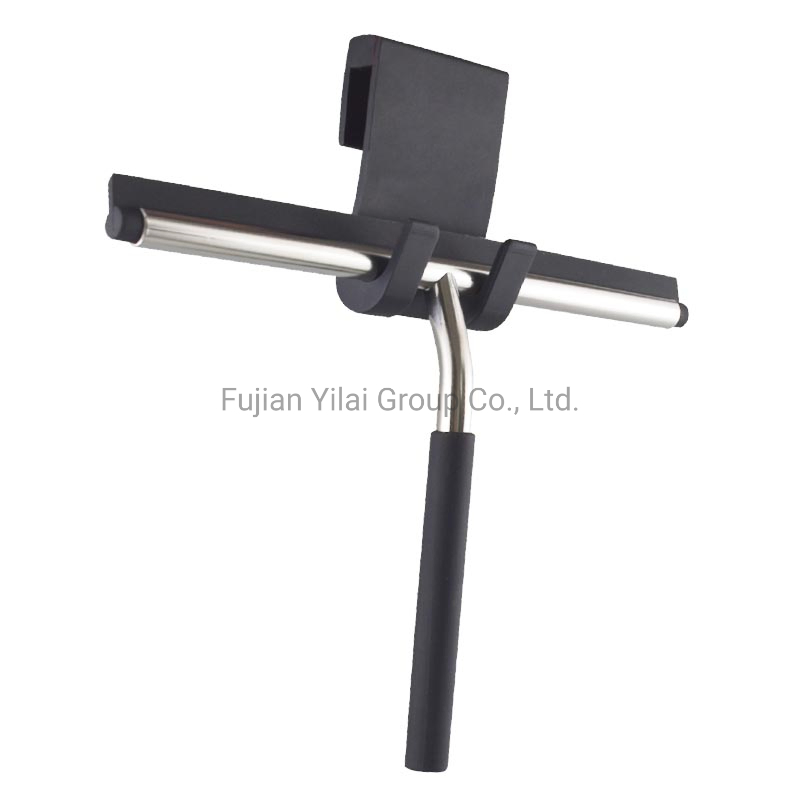 Table Cleaning Wiper Metal Squeegee Stainless Steel Window Squeegee Cleaner with Hook