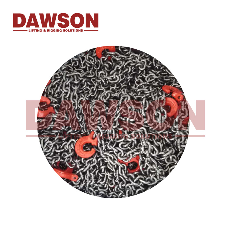 Dawson G100 Grade 100 Logging Chain Chokers with Clevis Forest Hook