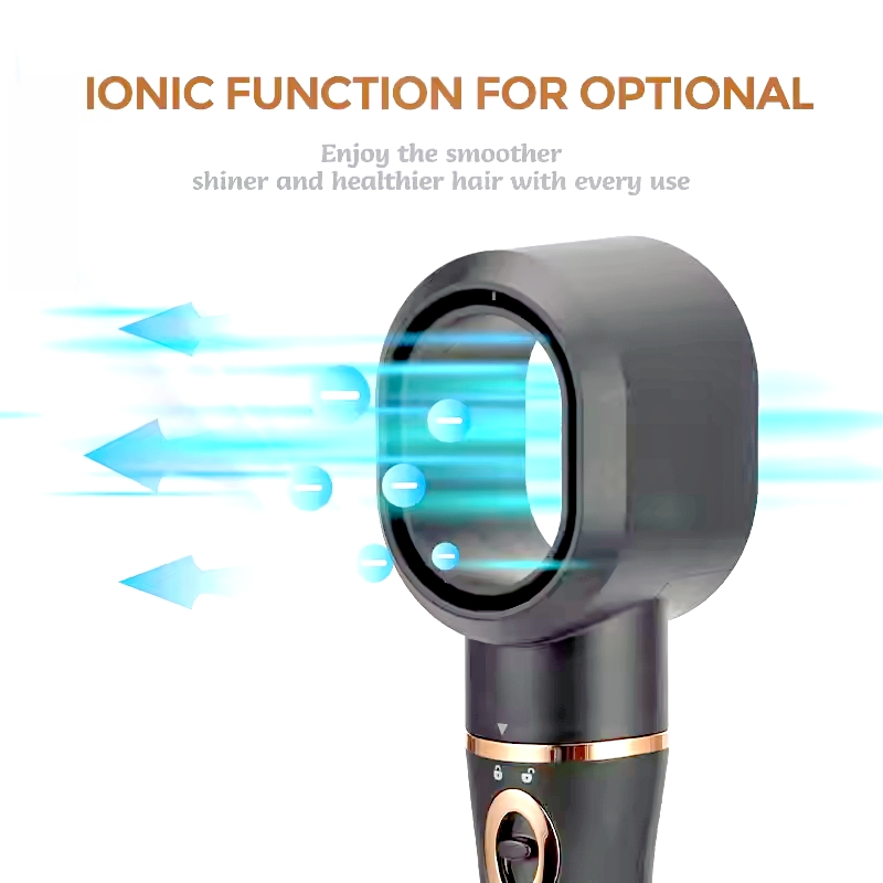 1200W Electric New Straightener Curling Iron Styler Comb Hot Air Brush