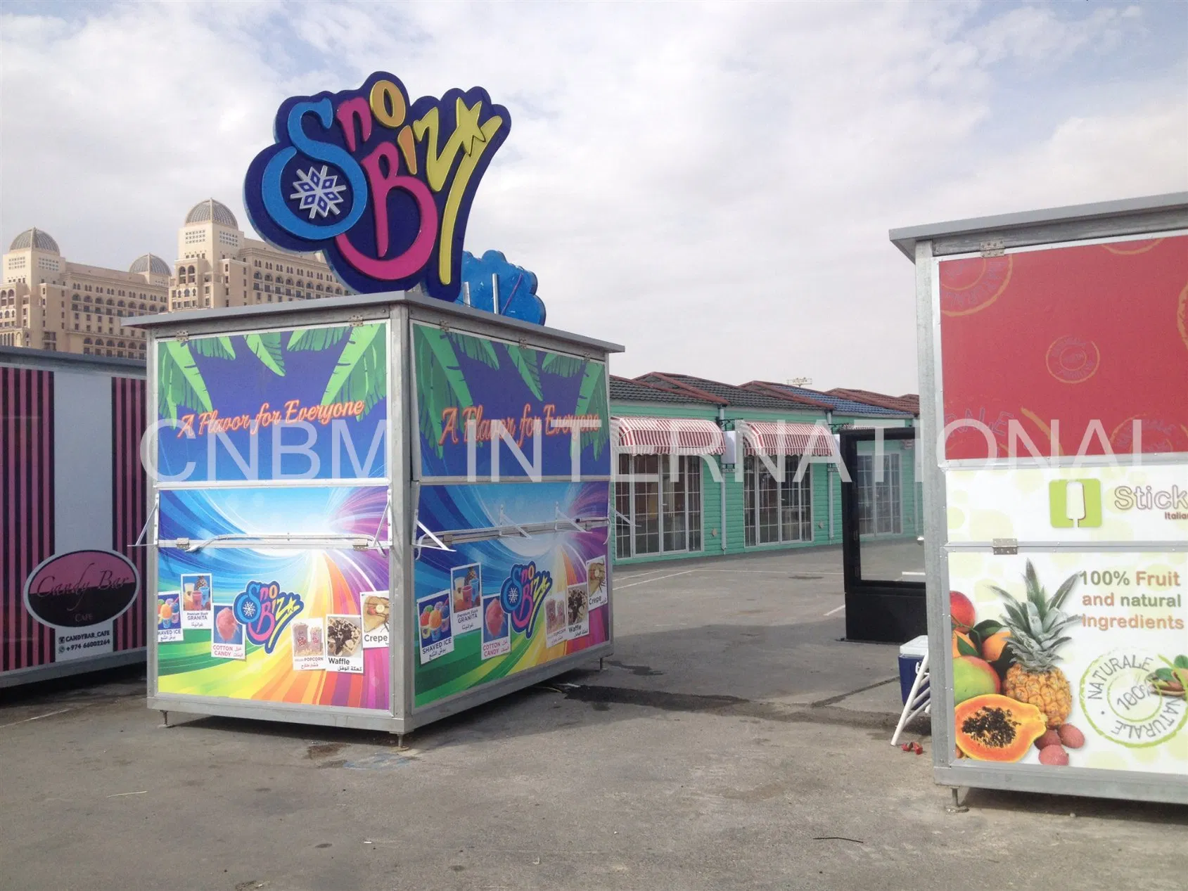 Low Cost Light Steel Prefabricated Huts for Shop