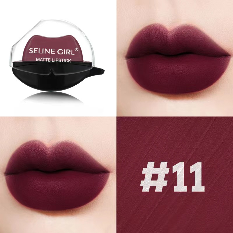Seline Girl 8.9g Silky Dense Beauty Makeup Matte Lipstick