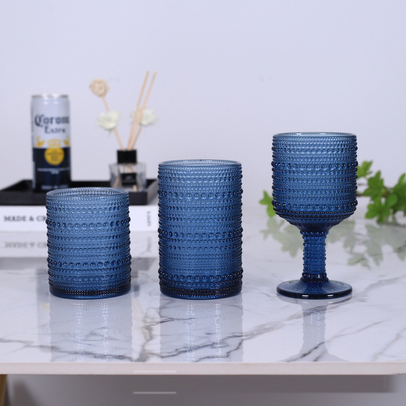 Винтажная стеклянная кружка с ручкой, 300 мл