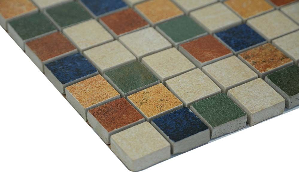 Mosaic Tiles for Craft Bathroom Decoration Outdoor Villa Non-Slip Imitation Stone Mosaic Ceramic Pool Tile Mosaic Swimming Pool