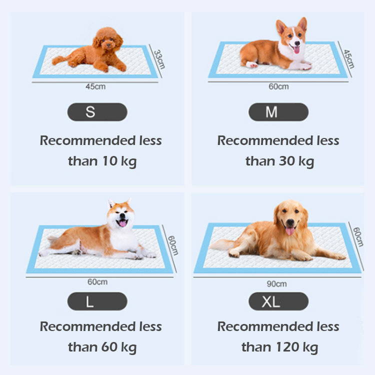 Waterproof Pet Training Pads for Dogs and Cats, Absorbent and Leak-Proof