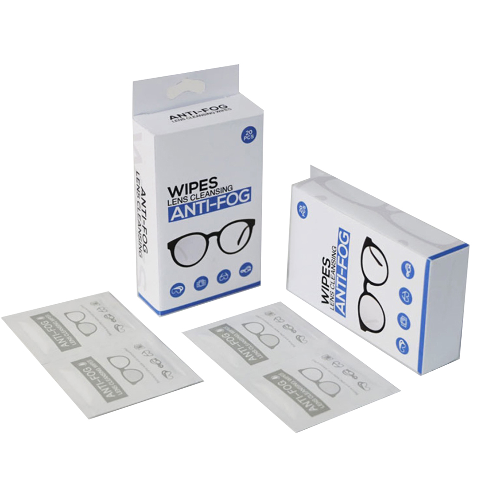 Eyeglass Screen Cleaning Wet Tissue Anti Fog Lens Wipes