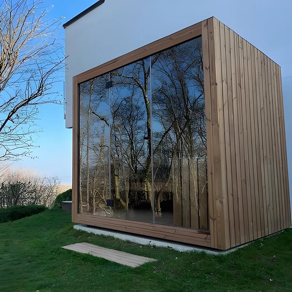 Premium Cedar Sauna for 6-10 People - Outdoor Electric Retreat