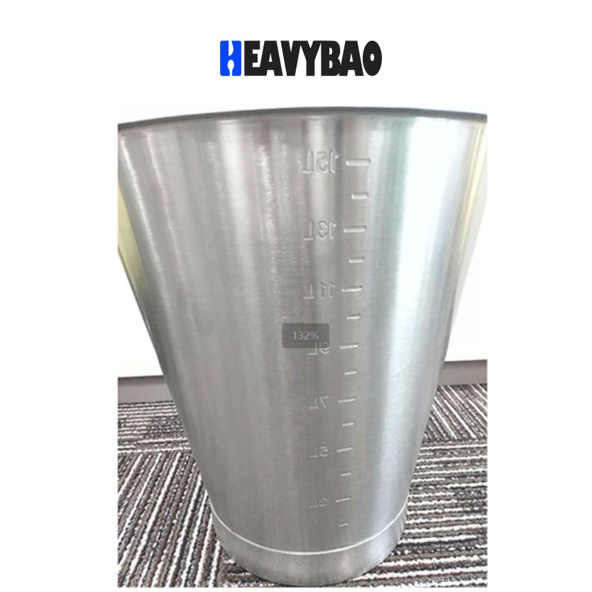 Heavybao Stainless Steel Bucket Durable Seamless Bucket Use as a Flower Pot Cleaning Bucket for Hotel