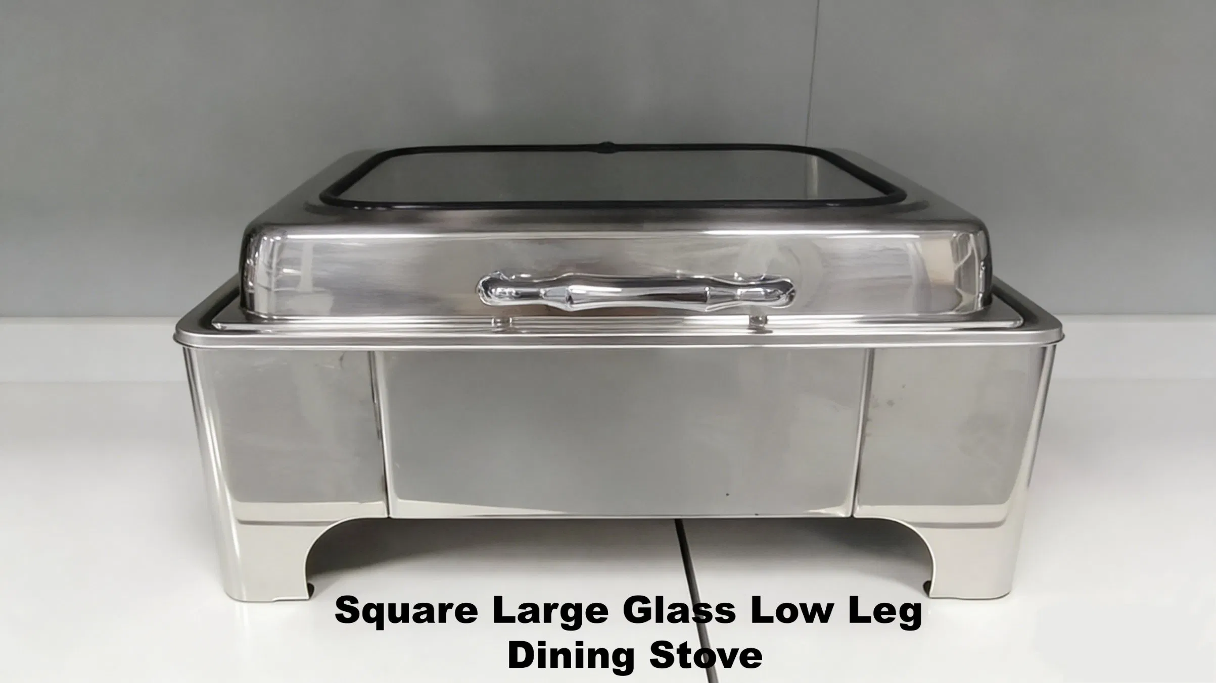Premium Rectangular Dining Stove with Elevated High-Foot Style