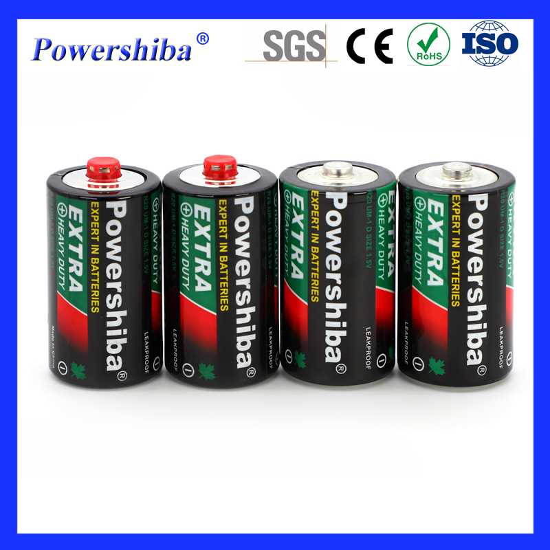 Батарейка угольно-цинковая 1.5V D (R20) Leakage-Proof