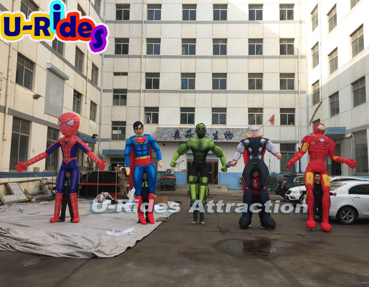 Specially design Spider man inflatable toy / walking inflatable cartoons for advertising