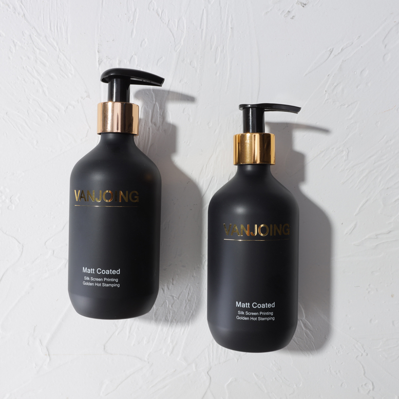 Metal Cap Ring Silver Rose Gold Screw Cap Transparent Pet Plastic Bottle