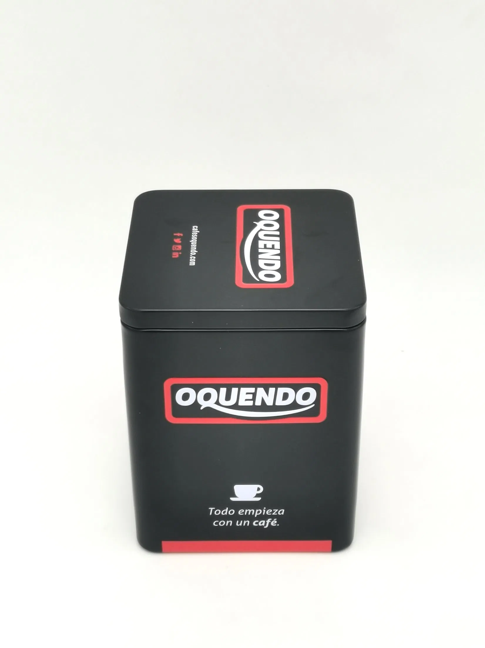 Custom Coffee Shop Restaurant Embossed Logo Tinplate Napkin Box Tissue Holder