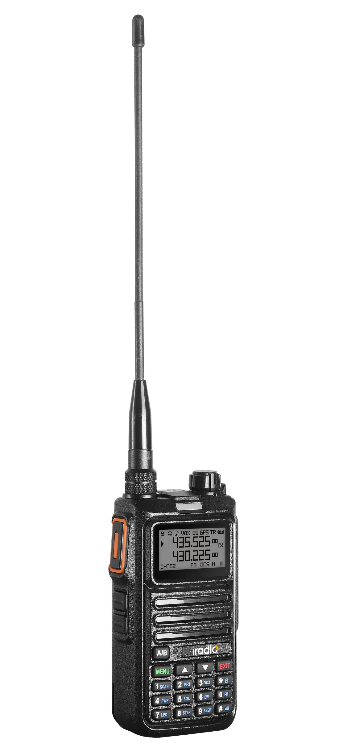 Reliable Black Dm4r Digital Radio Walkie Talkie Iradio with Dual Mode Dmr
