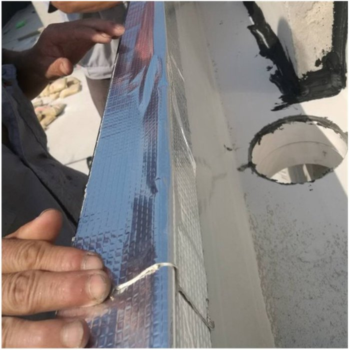 Butyl Tape Waterproof Tape Aluminum Foil Sealant Tape 10cm X 5m for Window Silicone Boat and Pipe Sealing