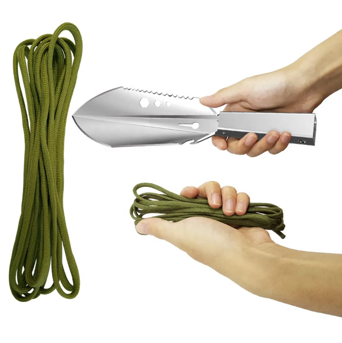 Multifunctional Shovels Portable Camping Hiking Traveling Picnic Shovel Survival Outdoor Equipment Tool Garden Shovel