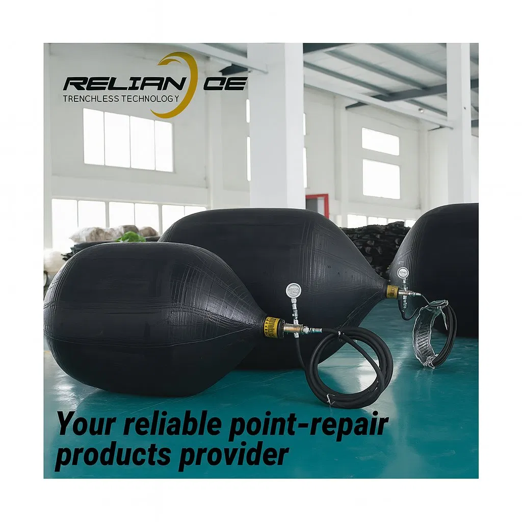 Inflatable Stop Balloons for Trenchless Pipeline Sealing and Rehab
