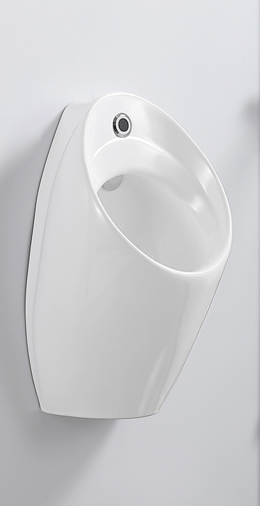Hotel Business and Household Ceramic Urinal White Color Atuo Flushing Smart Sensor Unrial Hot Design Sensor P-Trap S-Trap Wall-Hung Urinal