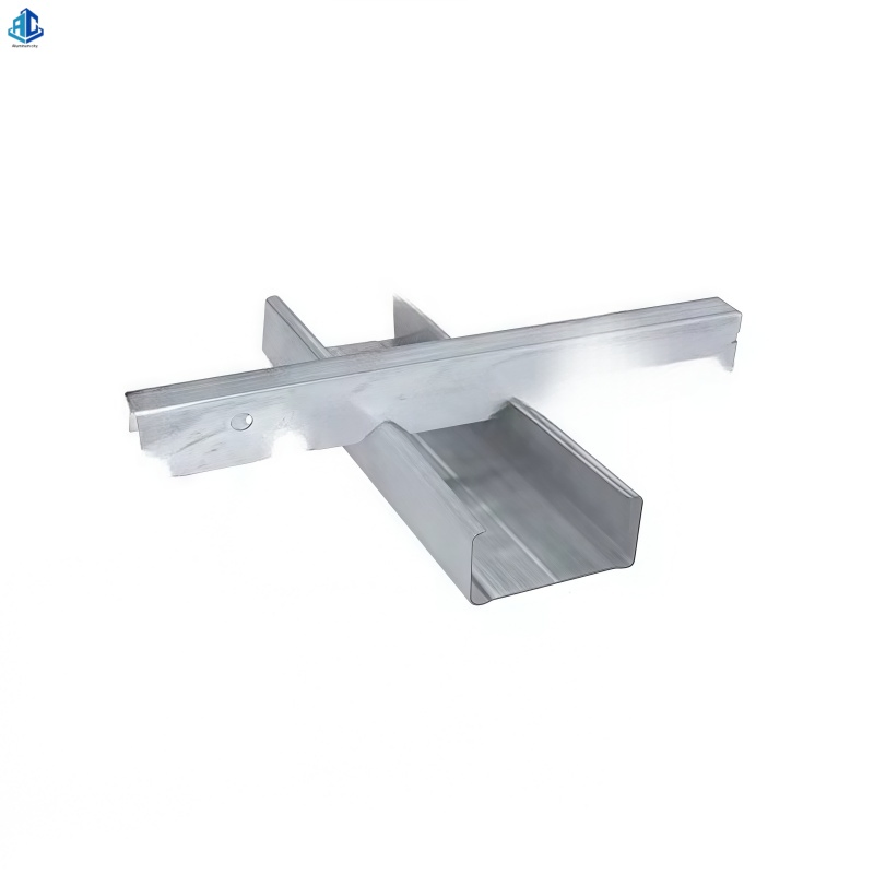 Galvanized Steel Ceiling Grid System - Lightweight Studs & Tracks for Partition and Suspended Ceiling