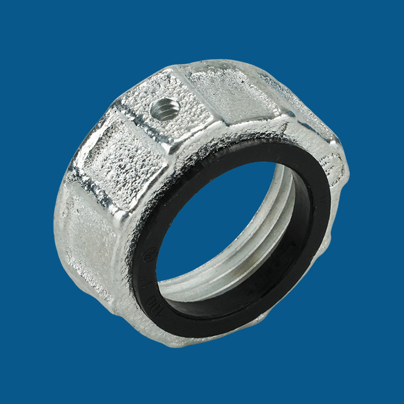 UL Malleable Iron Electrical Collar Insulated Rigid Conduit Bushing with Screw Holes