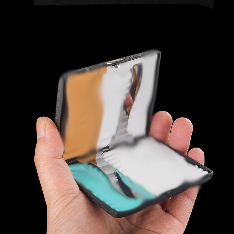 Ea447 Wholesale Storage Cigarette Case Cover Custom Box Fancy Luxury Holder Empty 20 Metal Blank Cases