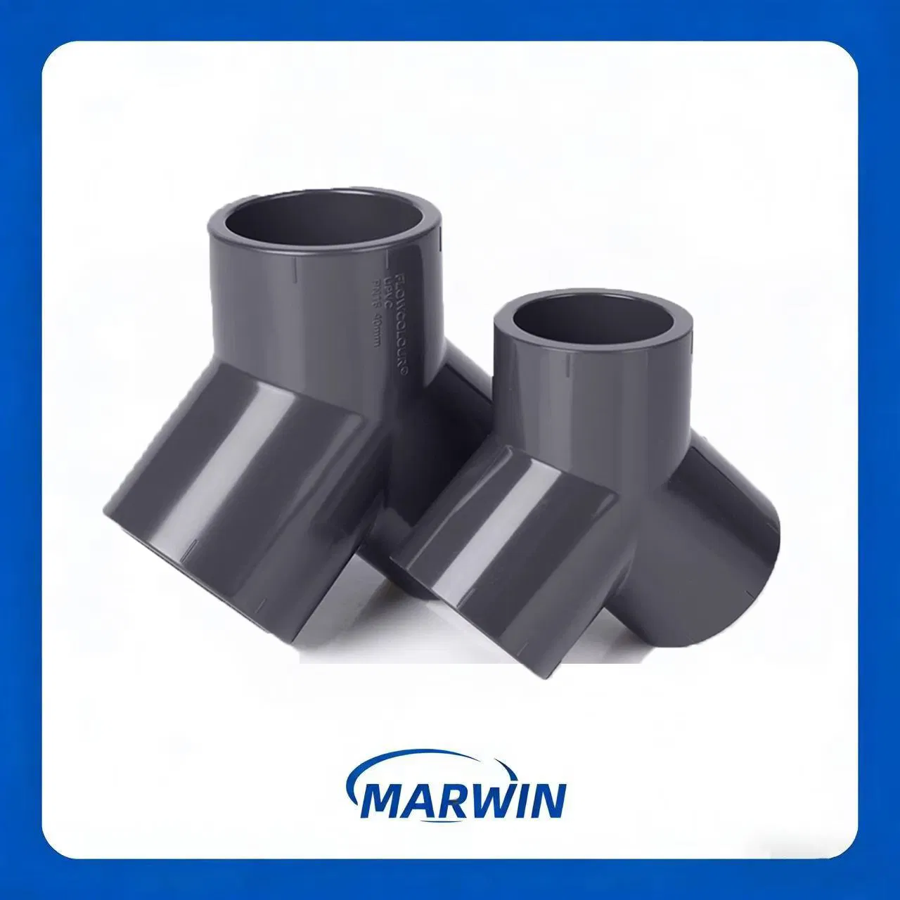 Threaded Coupling Plastic Pipe Connector for Fluid Transfer