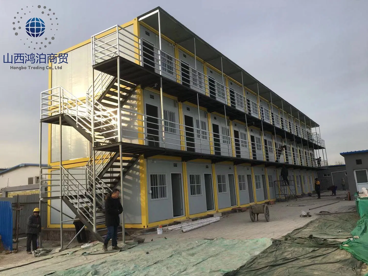 Lightweight Portable Insulated Mobile Office for Construction Sites