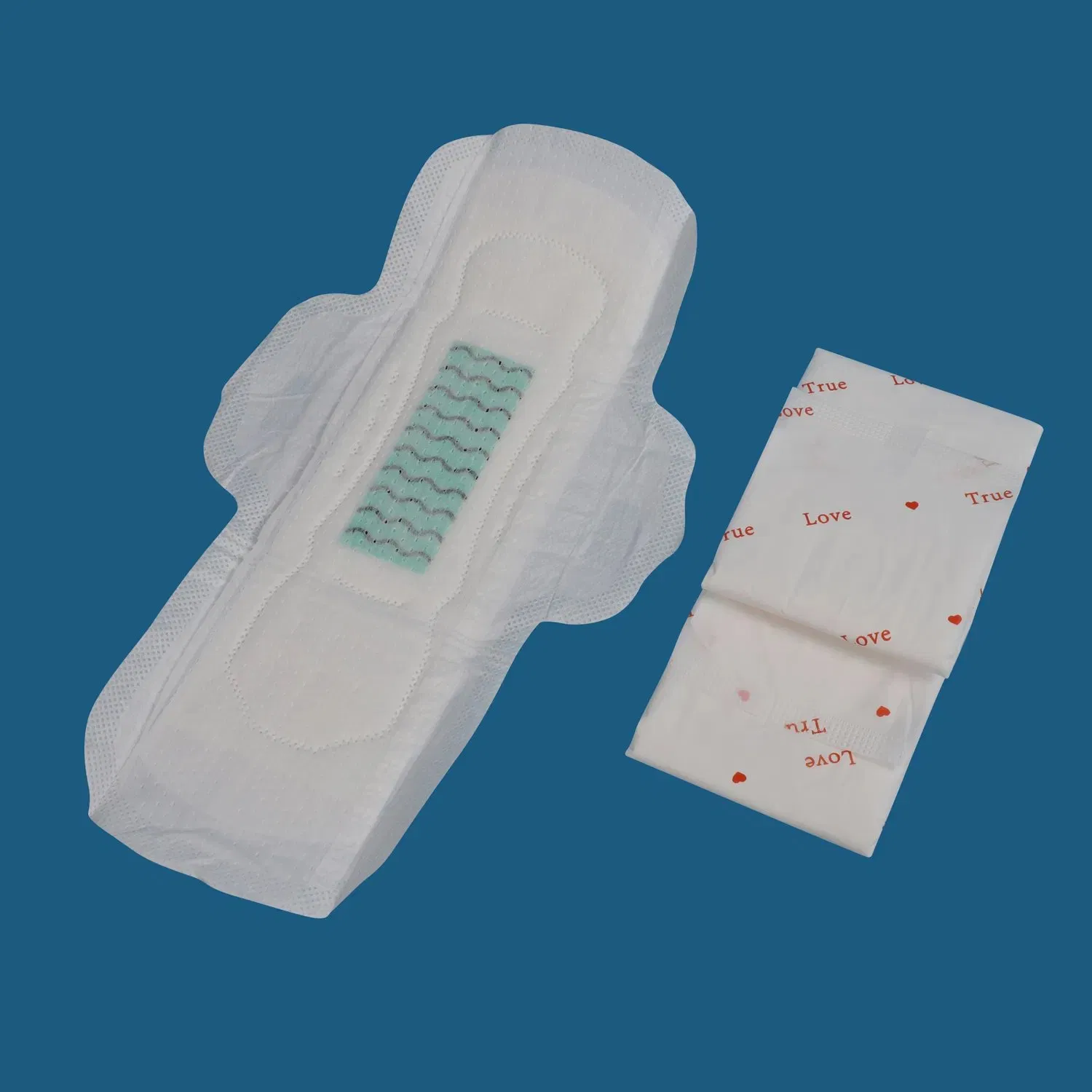 Hot Sale Women Cotton Sanitary Napkins Pad Wholesale Menstrual Pad for Ladies in Bulk with OEM Service