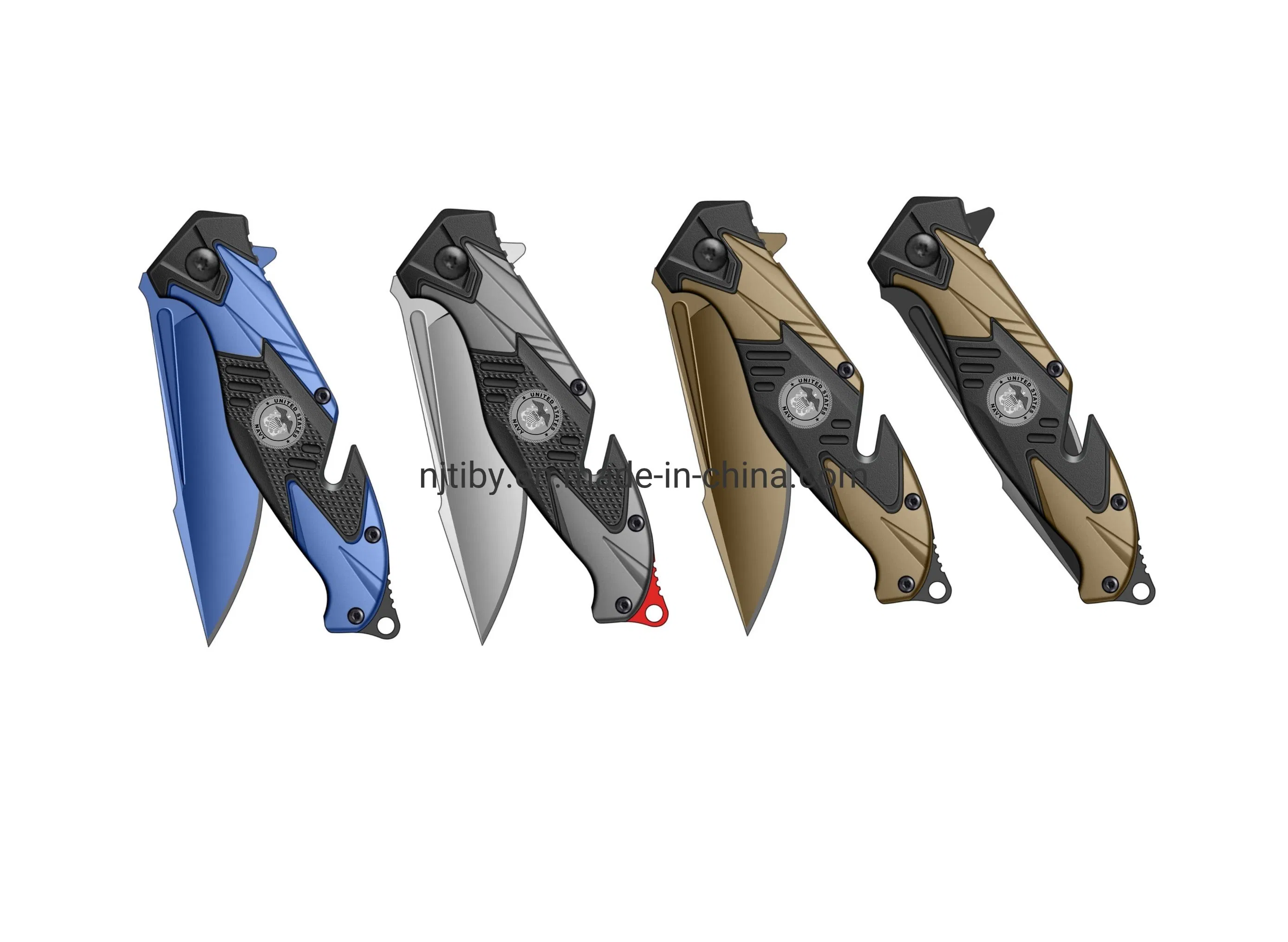 4.5 Inch Survival Knife with Belt Cutter Folding Knife