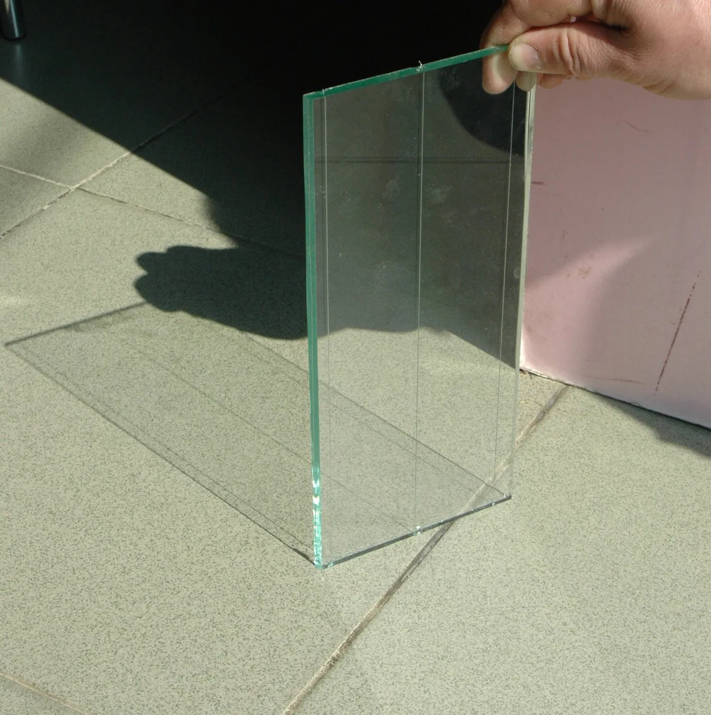 6.8mm Fireproof Polishsed Clear Wired Glass