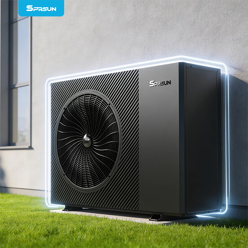 Тепловой насос Sprsun R290 для нагрева воды