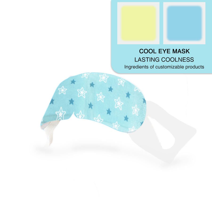 2025 New Arrival Disposable Mint Hydrogel Self Cooling Eye Mask