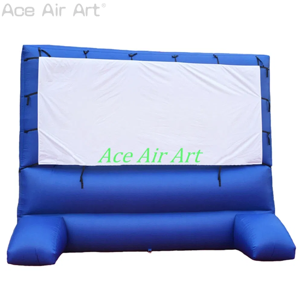 Personalized Inflatable Projection Screen Thick Base Projector Screen for Lawn or Backyard Event