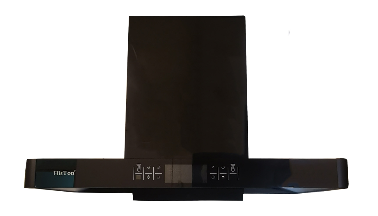 Goldk OEM/ODM Rh-001 T Type Tempered Glass Range Hoods for Home Kitchen