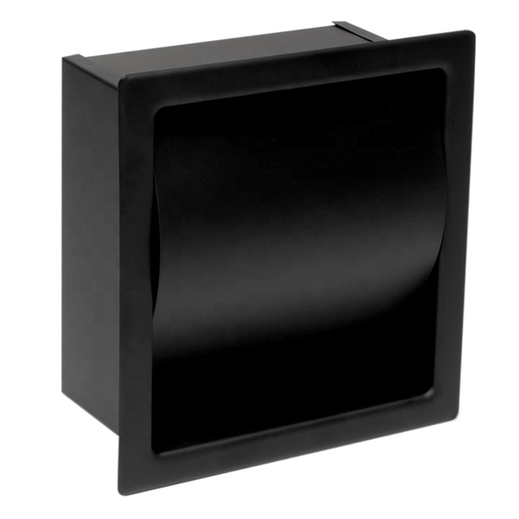 Встраиваемый держатель для туалетной бумаги Matte Black