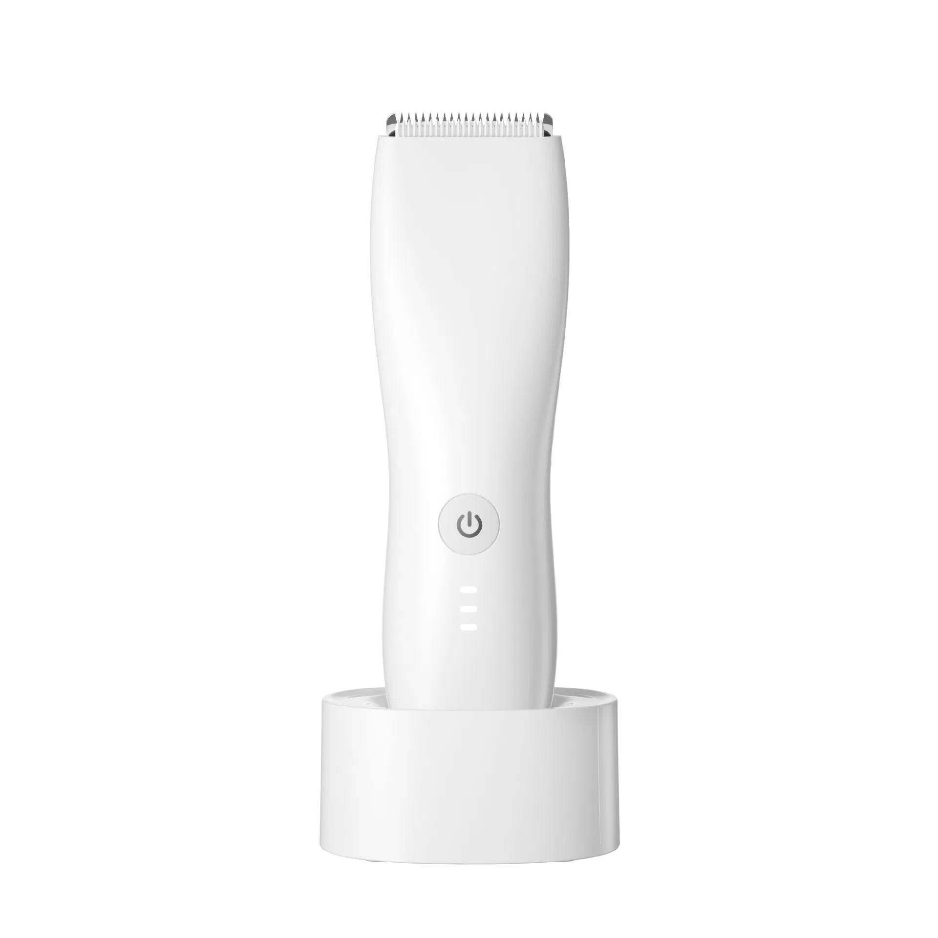 Electric Bikini Trimmer for Women - 2 in 1 Electric Lady Pubic Hair Groomer Painless Hair Removal Razor Body Shaver, Portable Ladies Shaver
