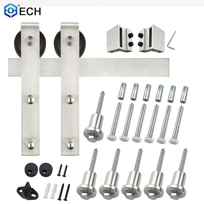 Soft Close Stainless Steel Sliding Door Wheel Roller Barn Door Hardware
