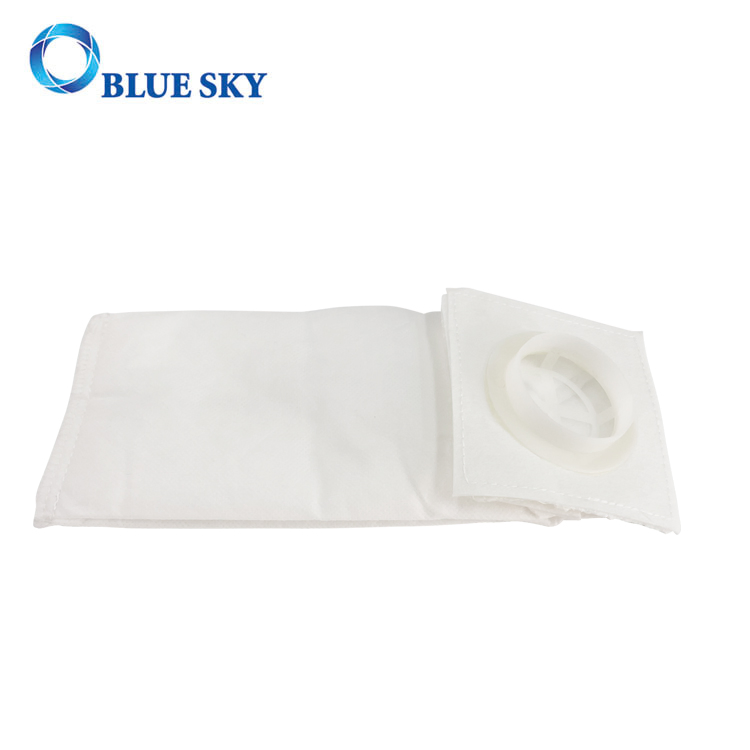 White Non-Woven Universal Exhaust HEPA Dust Filter Bag for Central Vacuum Cleaner Units