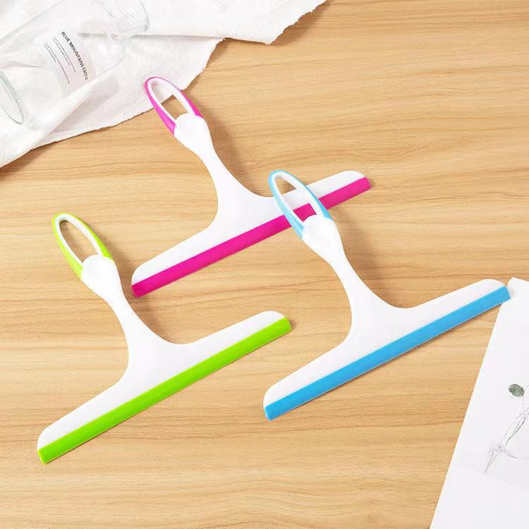 Plastic Floor Window Cleaner Squeegee Silicone Glass Wiper