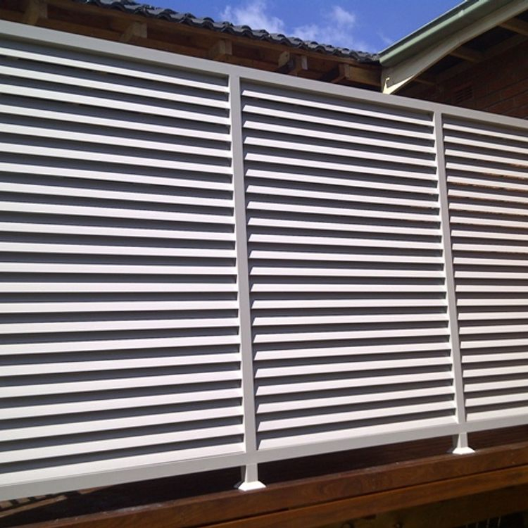 Shopping Mall Exterior Curtain Wall Facade Ventilation Decorative Outdoor Waterproof Energy Saving Aluminum Louver