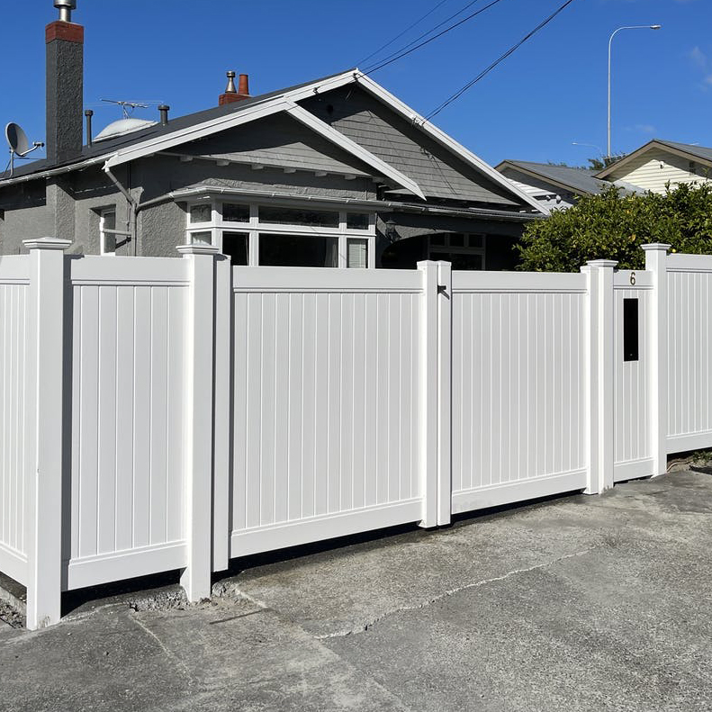 6FT. Hx8FT. W Premium Virgin Vinyl PVC Privacy Fence Panels White