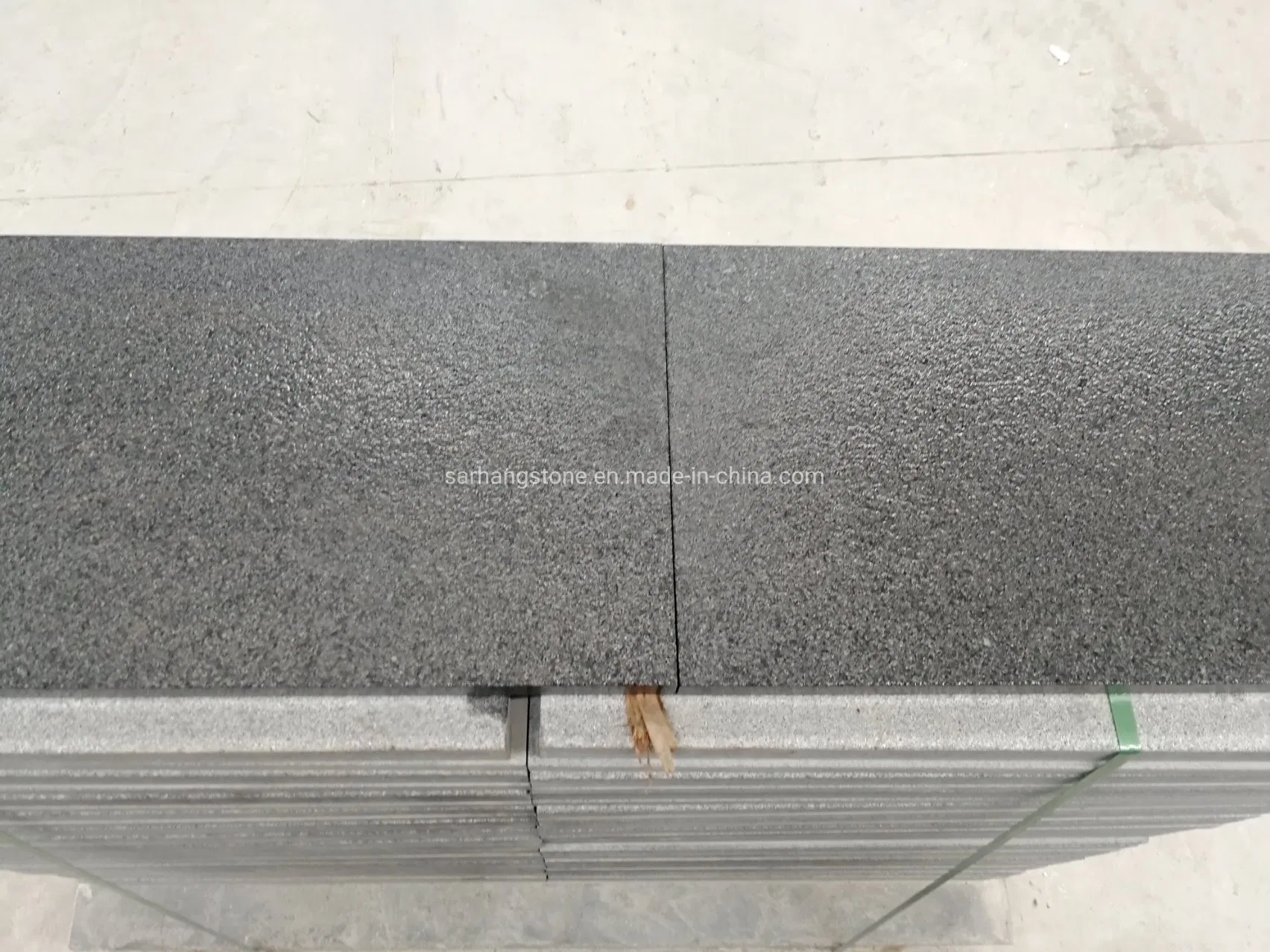 Flamed G684 Black Granite Natural Stone Waterproof Swimming Pool Coping Stones Tiles Swimming Pool Covers
