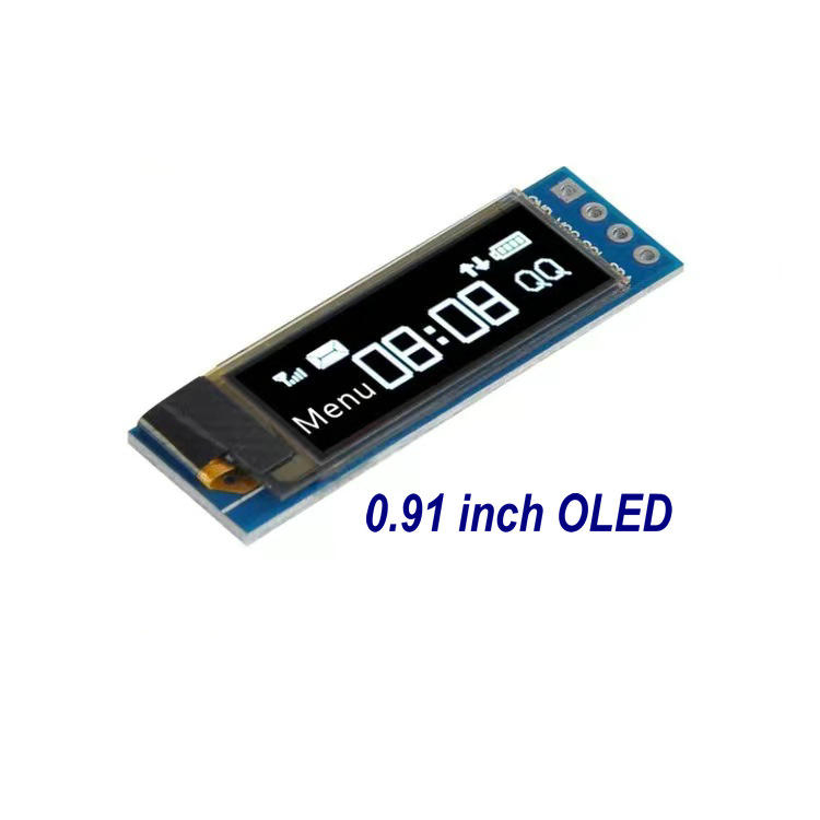 OLED дисплей 0.91 дюйма 128x32 для умных браслетов