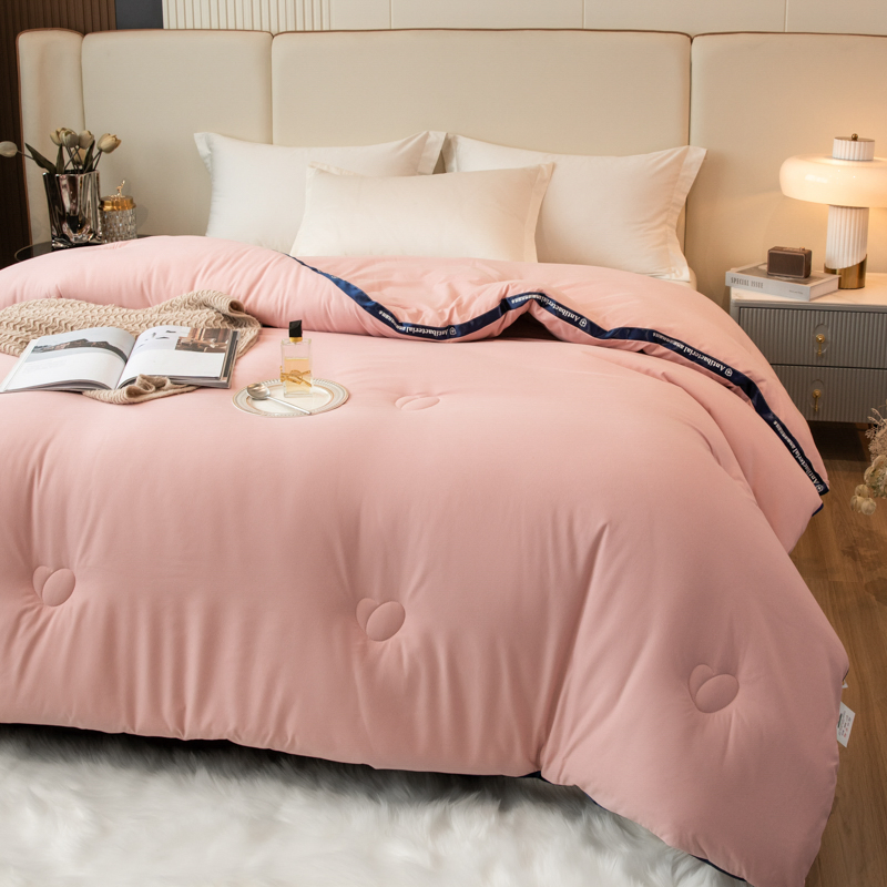 Wholesale Home Textile Antibacteria Bedding Polyester Quilt Soybean Fiber Comforter