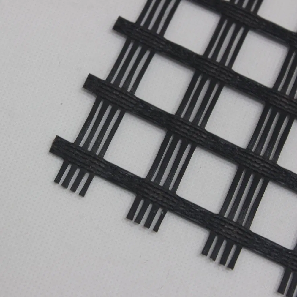 Strong Flexibility Quick Installation OEM ODM Custom Glassfiber Geogrid